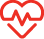 Heart with pulse icon