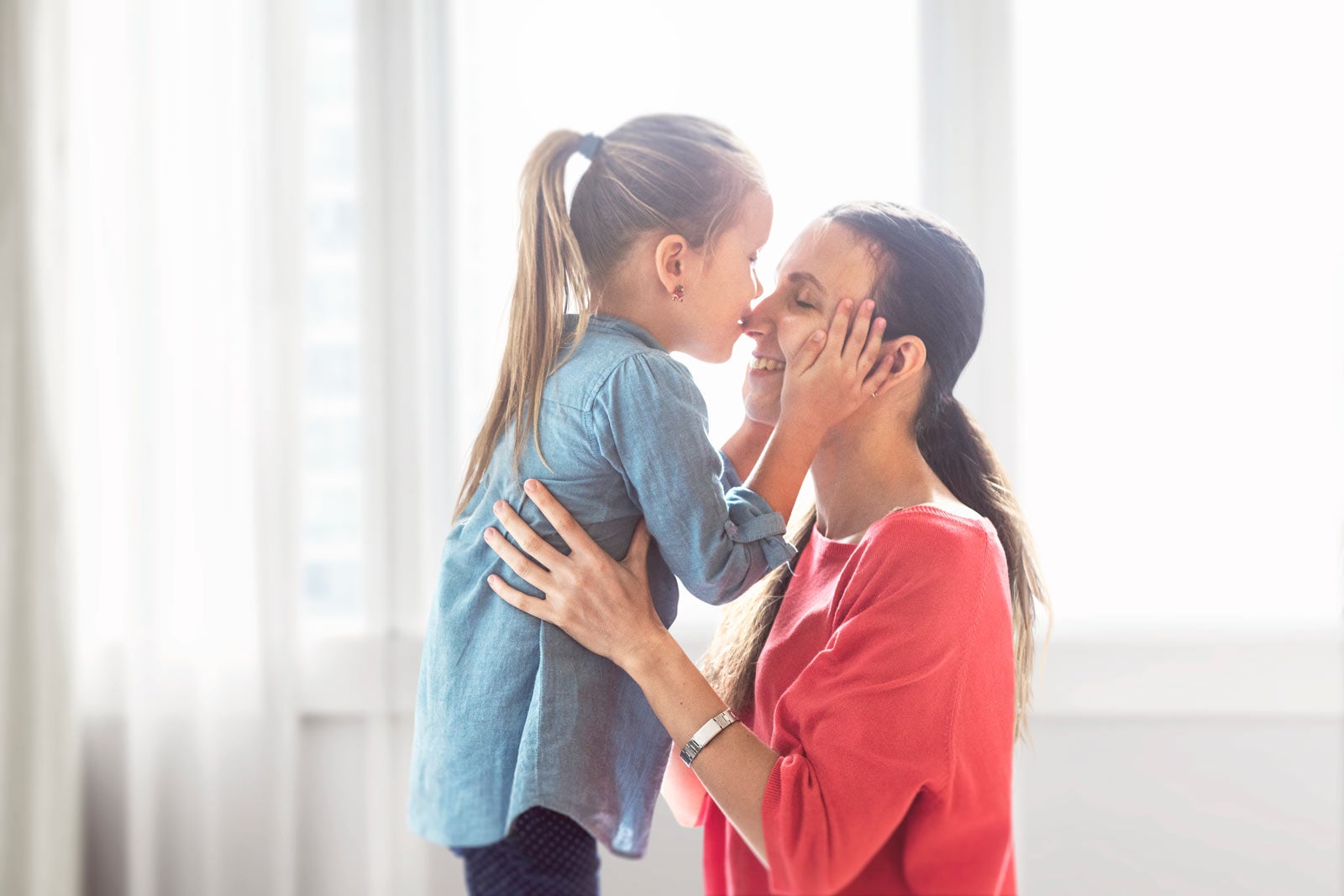 Mom and daughter