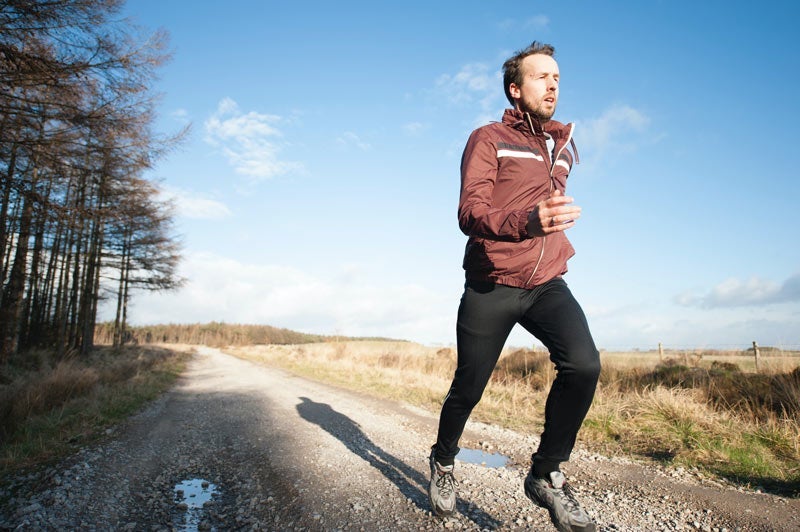 Running on a Hill